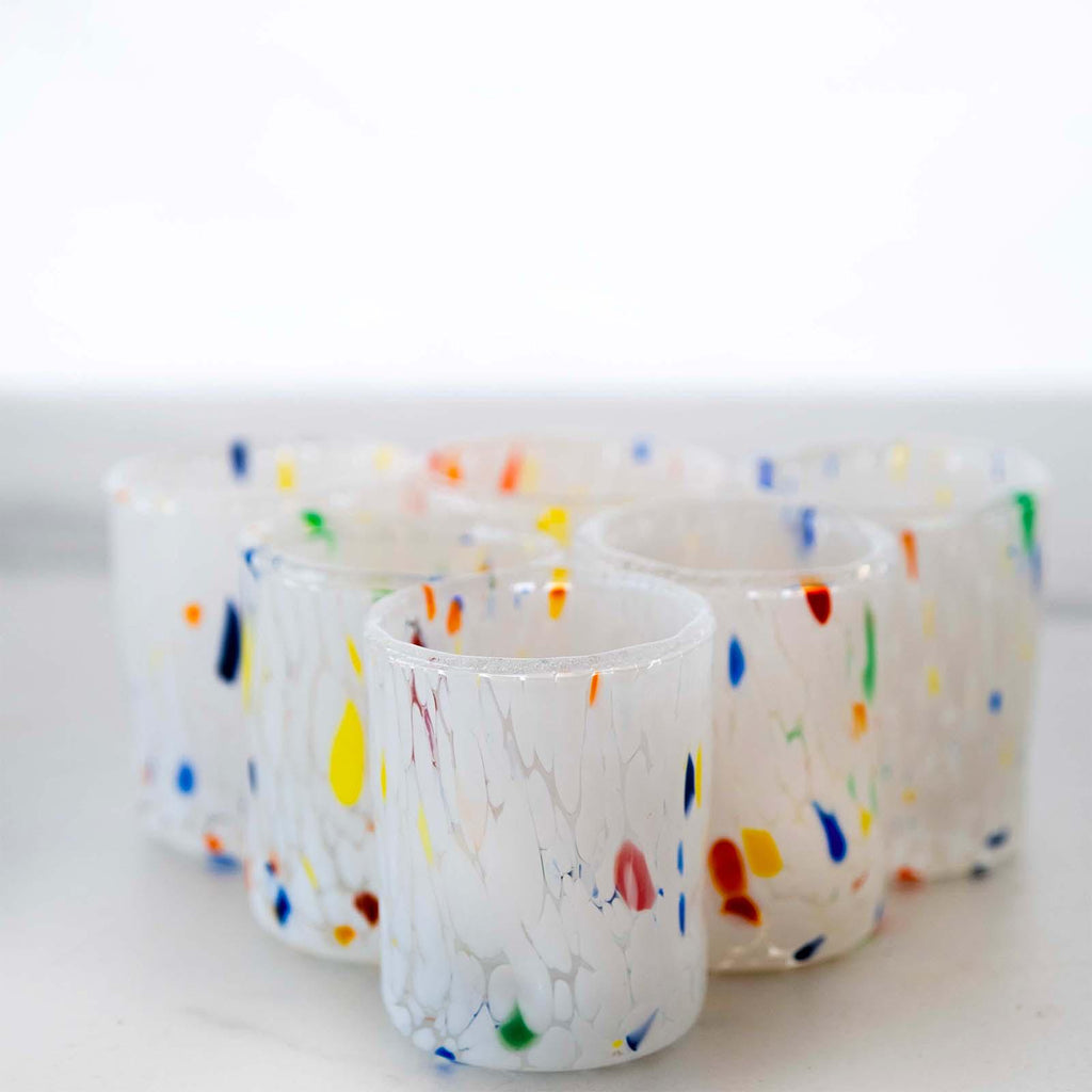 Murano Shot Glass | Certified Murano Glass | Made in Italy | Italian Liqueur Glass | Collection Eleganza