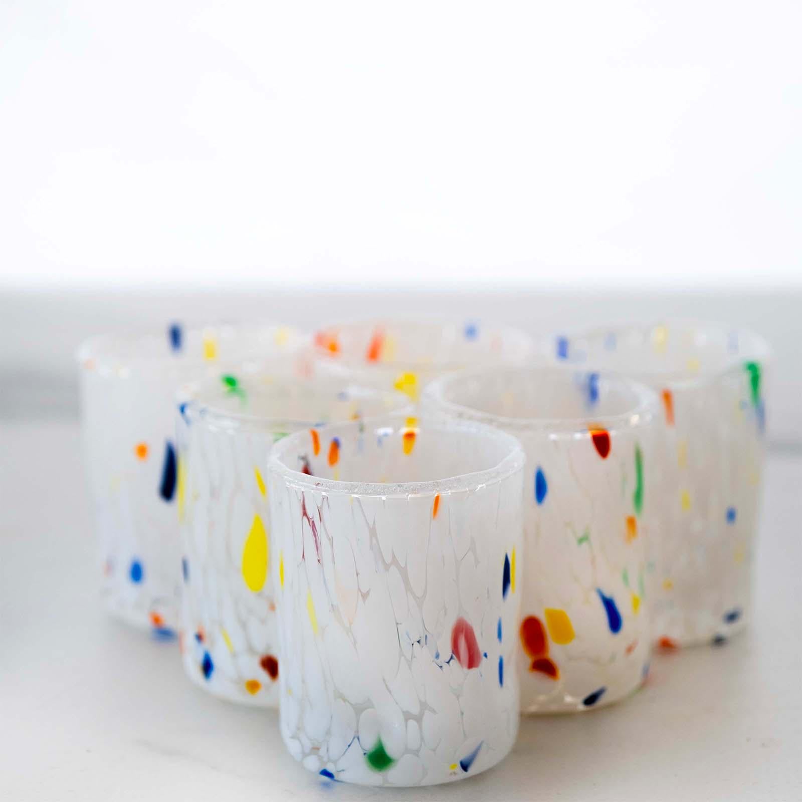 Murano Shot Glass | Certified Murano Glass | Made in Italy | Italian Liqueur Glass | Collection Eleganza