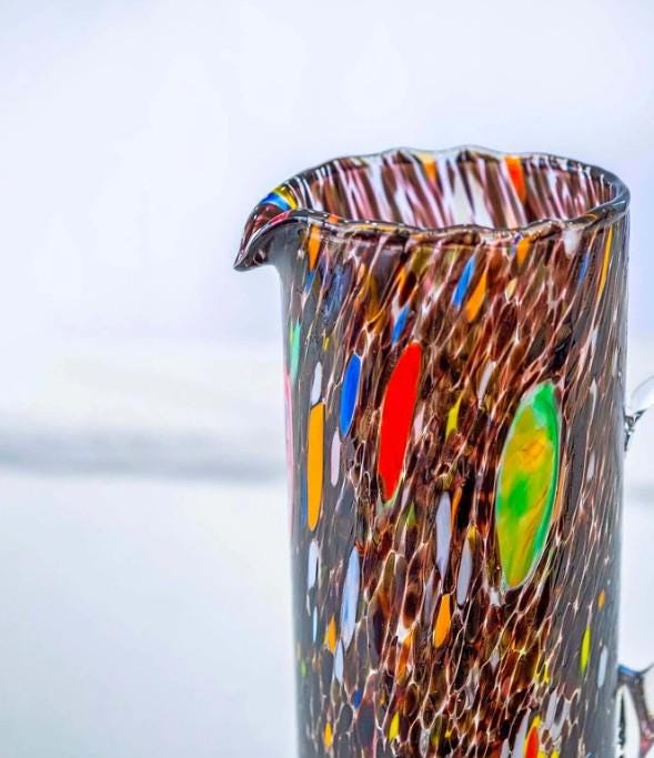 MurArt Brocca in vetro di Murano Collezione Tower B1 da 1000 ml