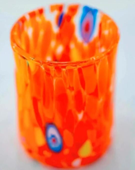 MurArt Bicchieri da Liquore di Murano Collezione Tower B1 Set da 6 bicchieri da 30ml