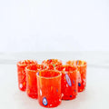 MurArt Bicchieri da Liquore di Murano Collezione Tower B1 Set da 6 bicchieri da 30ml