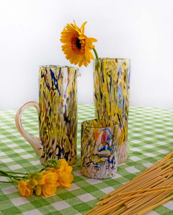 MurArt Coppette in Vetro di Murano Collezione Decoro MG diametro 12 cm