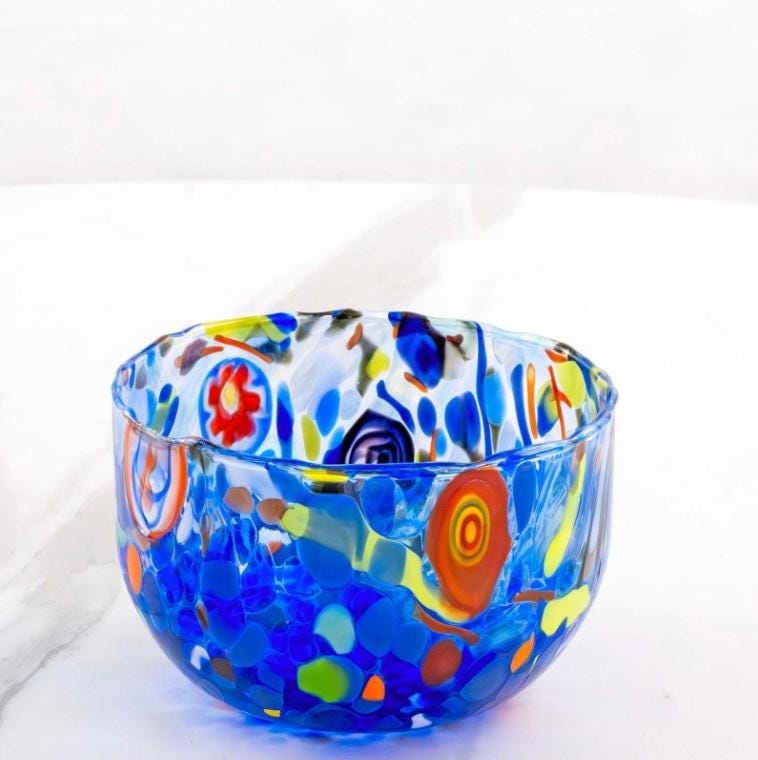 MurArt Coppette in Vetro di Murano Collezione Decoro MG diametro 12 cm