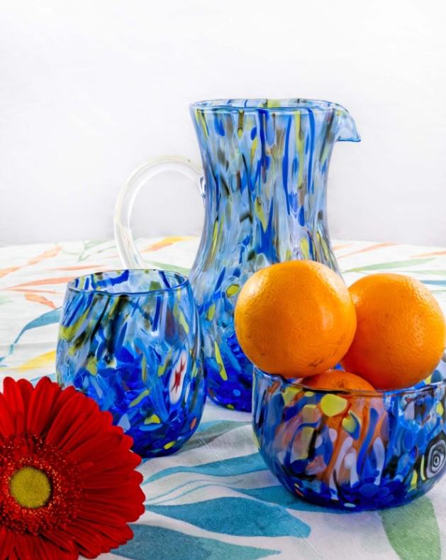 MurArt Coppette in Vetro di Murano Collezione Decoro MG diametro 12 cm