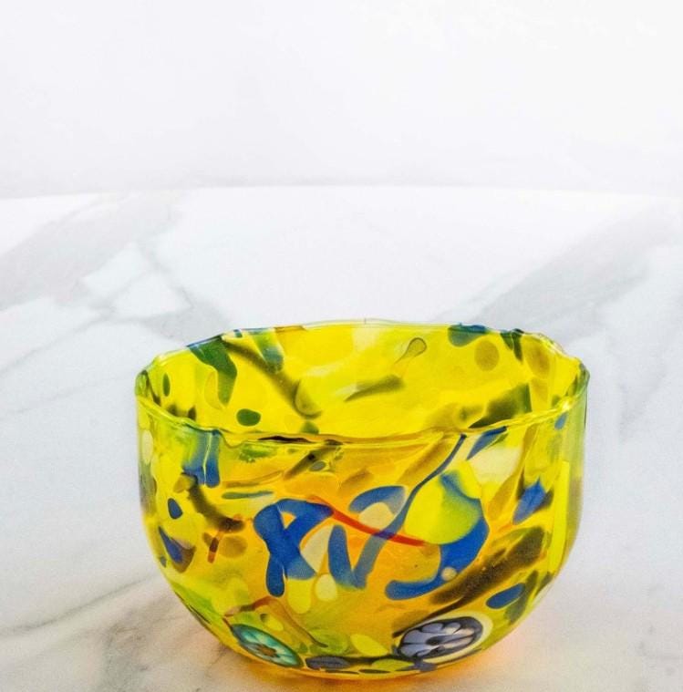MurArt Coppette in Vetro di Murano Collezione Decoro MG diametro 12 cm