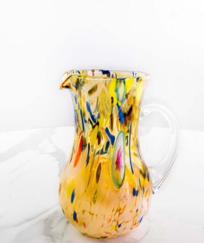 MurArt Brocca in Vetro di Murano Collezione Decoro MG B12 ml 1000 Altezza 20 cm