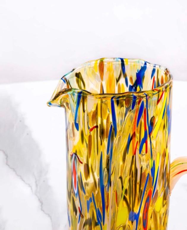 MurArt Brocca in Vetro di Murano Collezione Decoro MG B1 da 1000 ml h 22CM