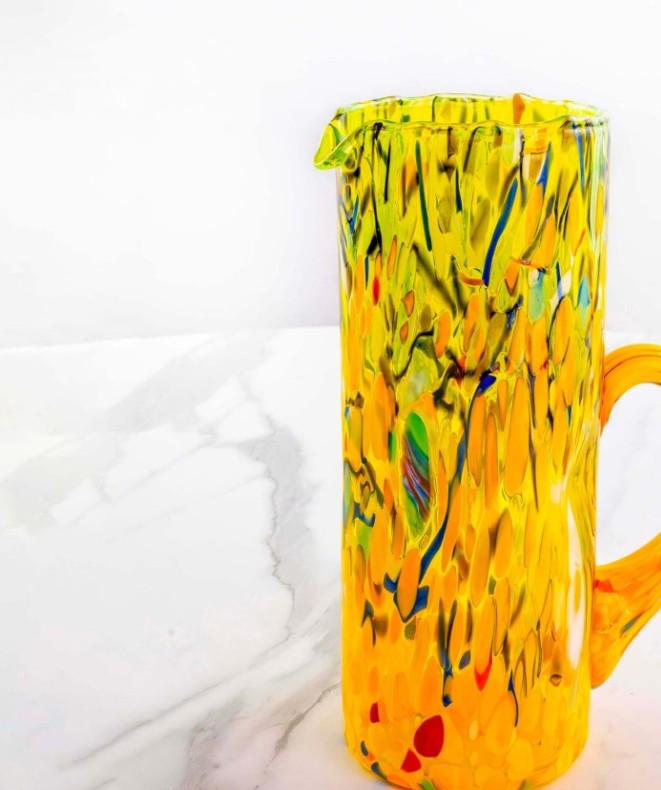 MurArt Brocca in Vetro di Murano Collezione Decoro MG B1 da 1000 ml h 22CM