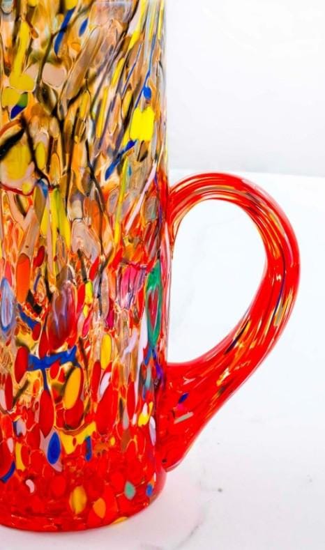 MurArt Brocca in Vetro di Murano Collezione Decoro MG B1 da 1000 ml h 22CM