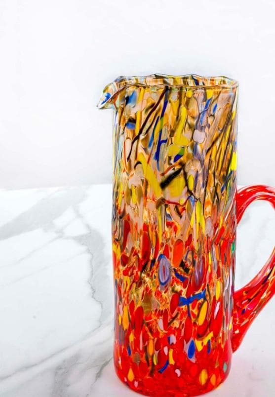 MurArt Brocca in Vetro di Murano Collezione Decoro MG B1 da 1000 ml h 22CM