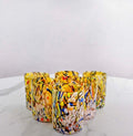 MurArt Bicchieri in vetro di Murano Collezione Decoro MG B1 Set 6 Bicchieri da 250 ml