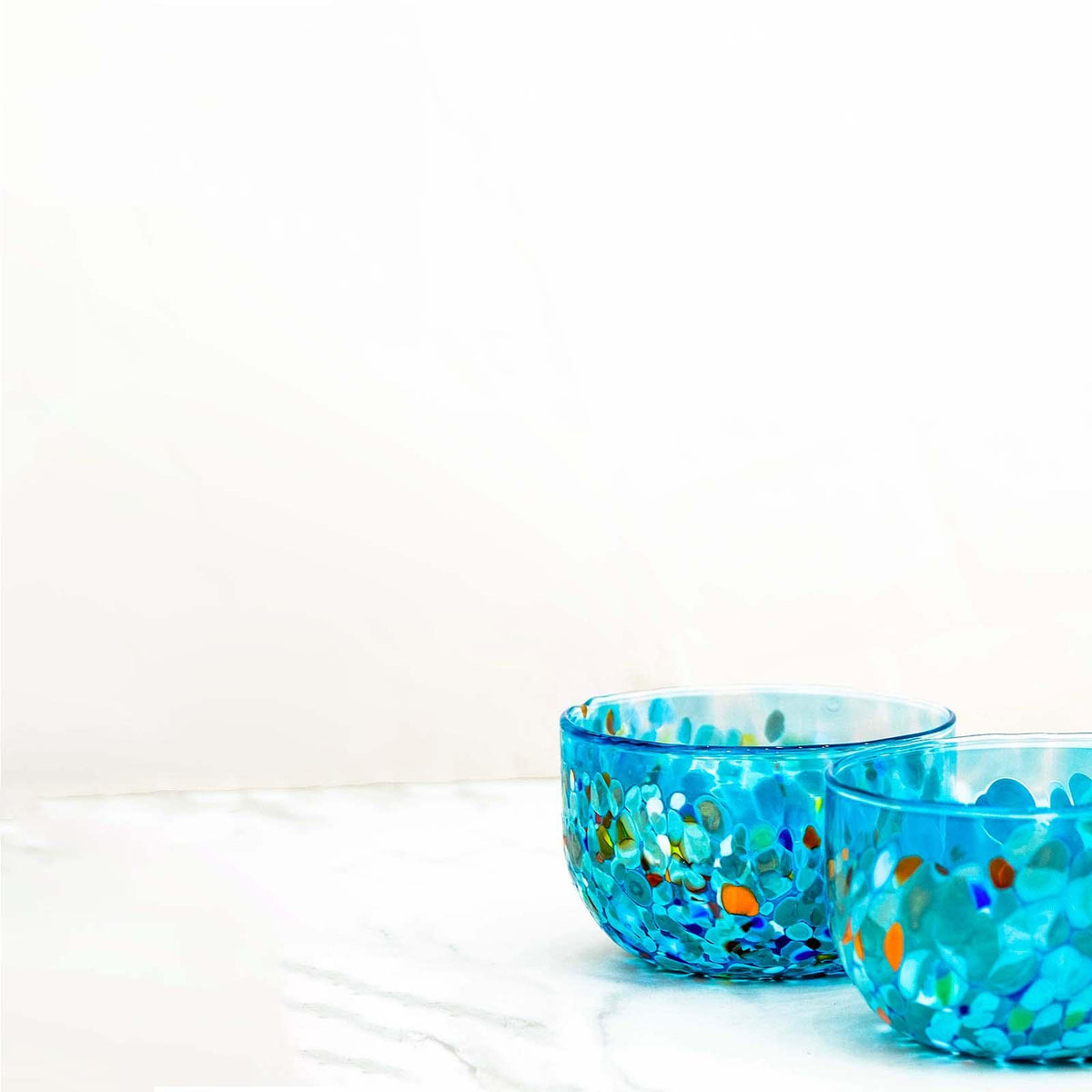 MurArt Coppette in Vetro di Murano Collezione Elegance set da 2 coppette