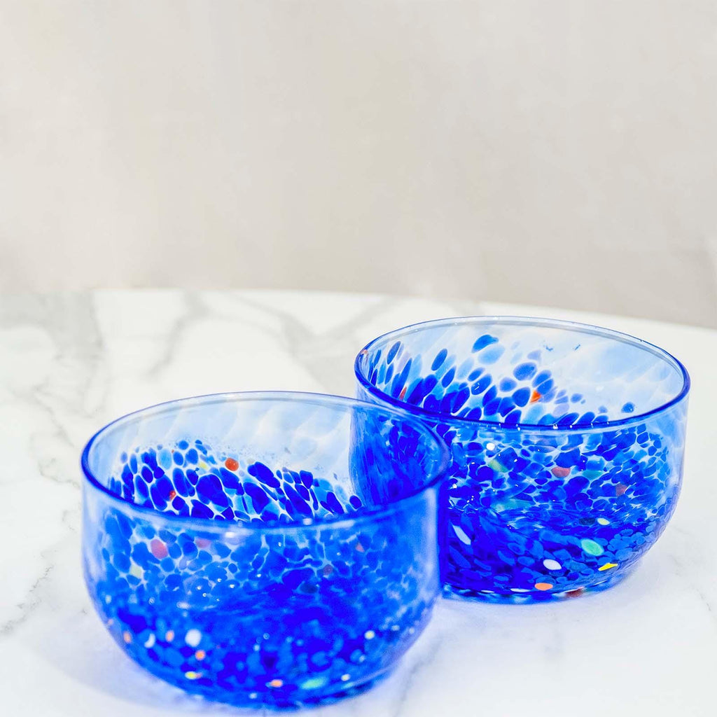 MurArt Coppette in Vetro di Murano Collezione Elegance set da 2 coppette