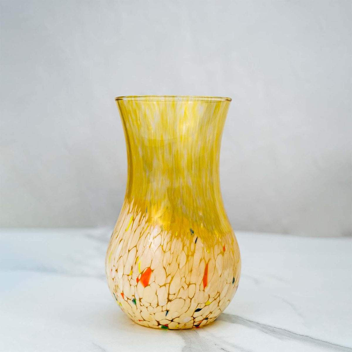 MurArt Vaso in Vetro di Murano Collezione Elegance Altezza 20 cm