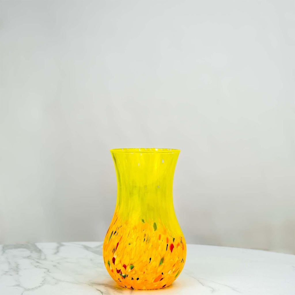 MurArt Vaso in Vetro di Murano Collezione Elegance Altezza 20 cm