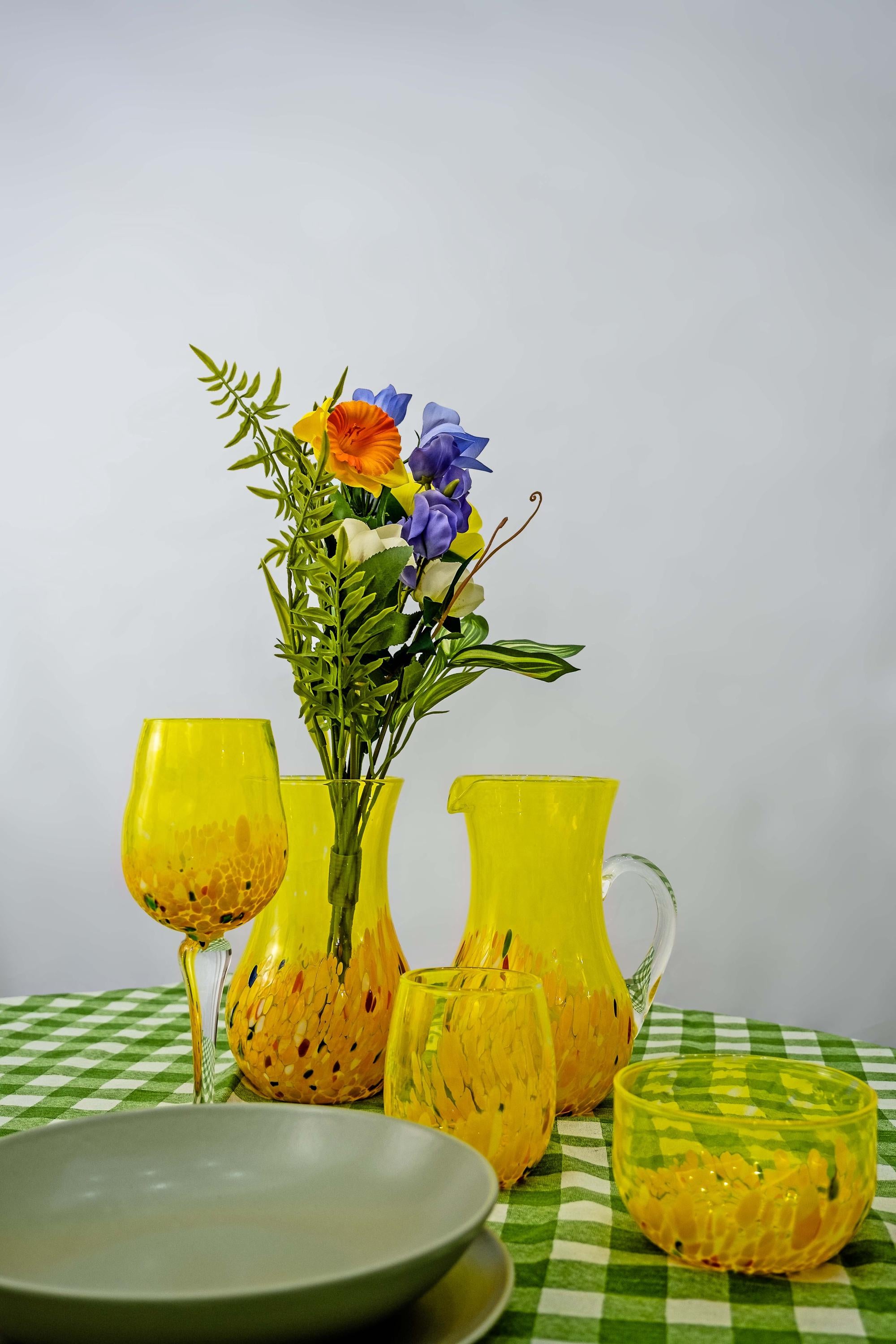 MurArt Vaso in Vetro di Murano Collezione Elegance Altezza 20 cm