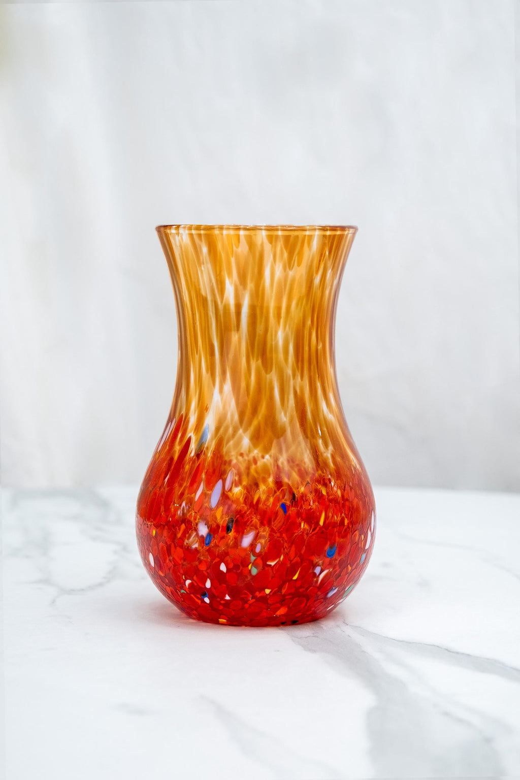 MurArt Vaso in Vetro di Murano Collezione Elegance Altezza 20 cm