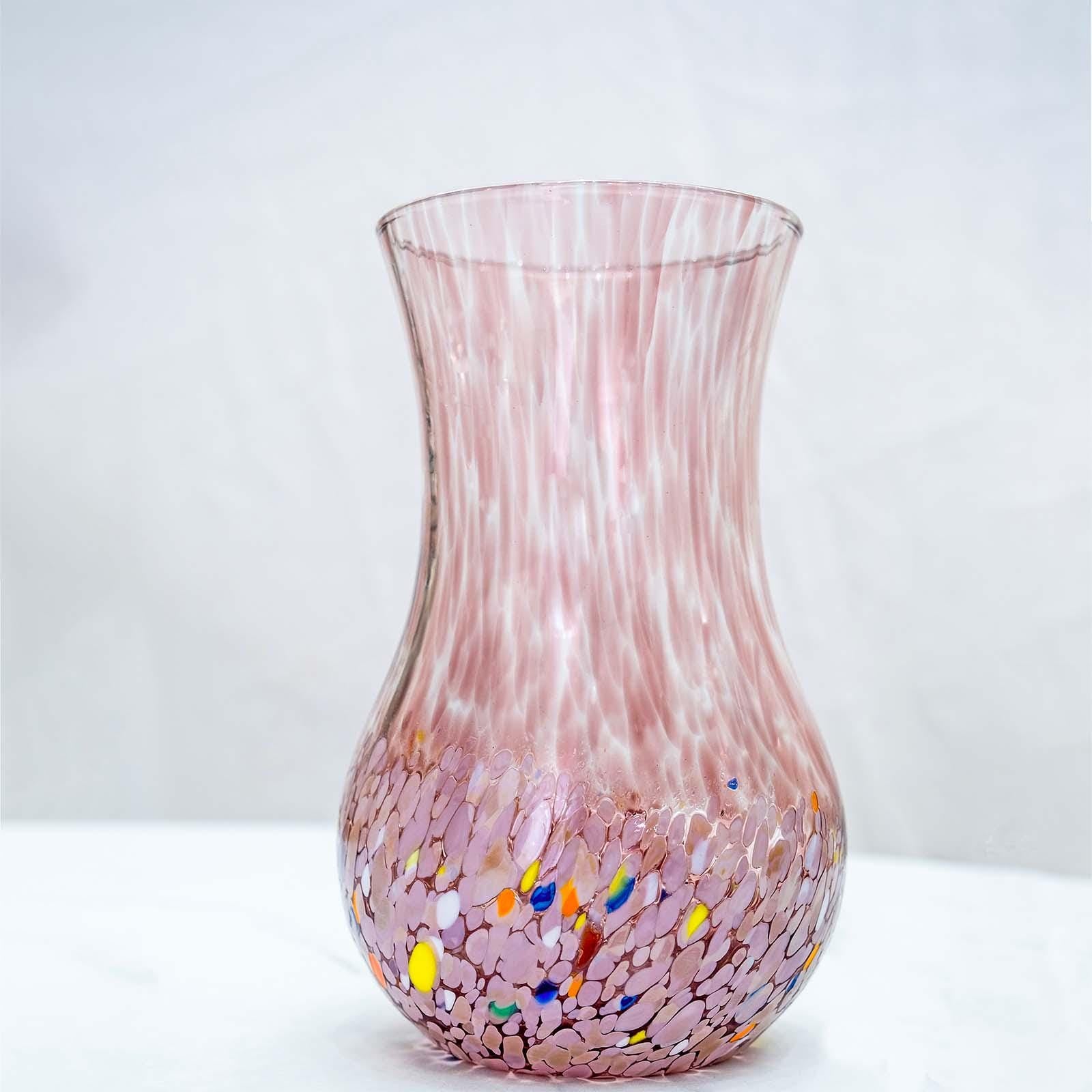 MurArt Vaso in Vetro di Murano Collezione Elegance Altezza 20 cm