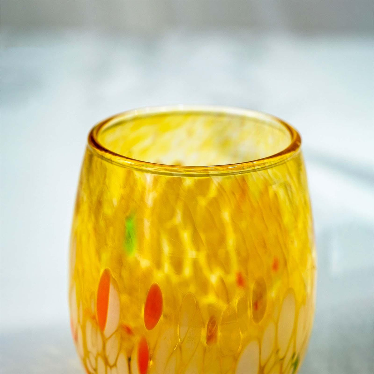 MurArt Bicchieri in vetro di Murano Collezione Elegance Set da 6 bicchieri da 400ml