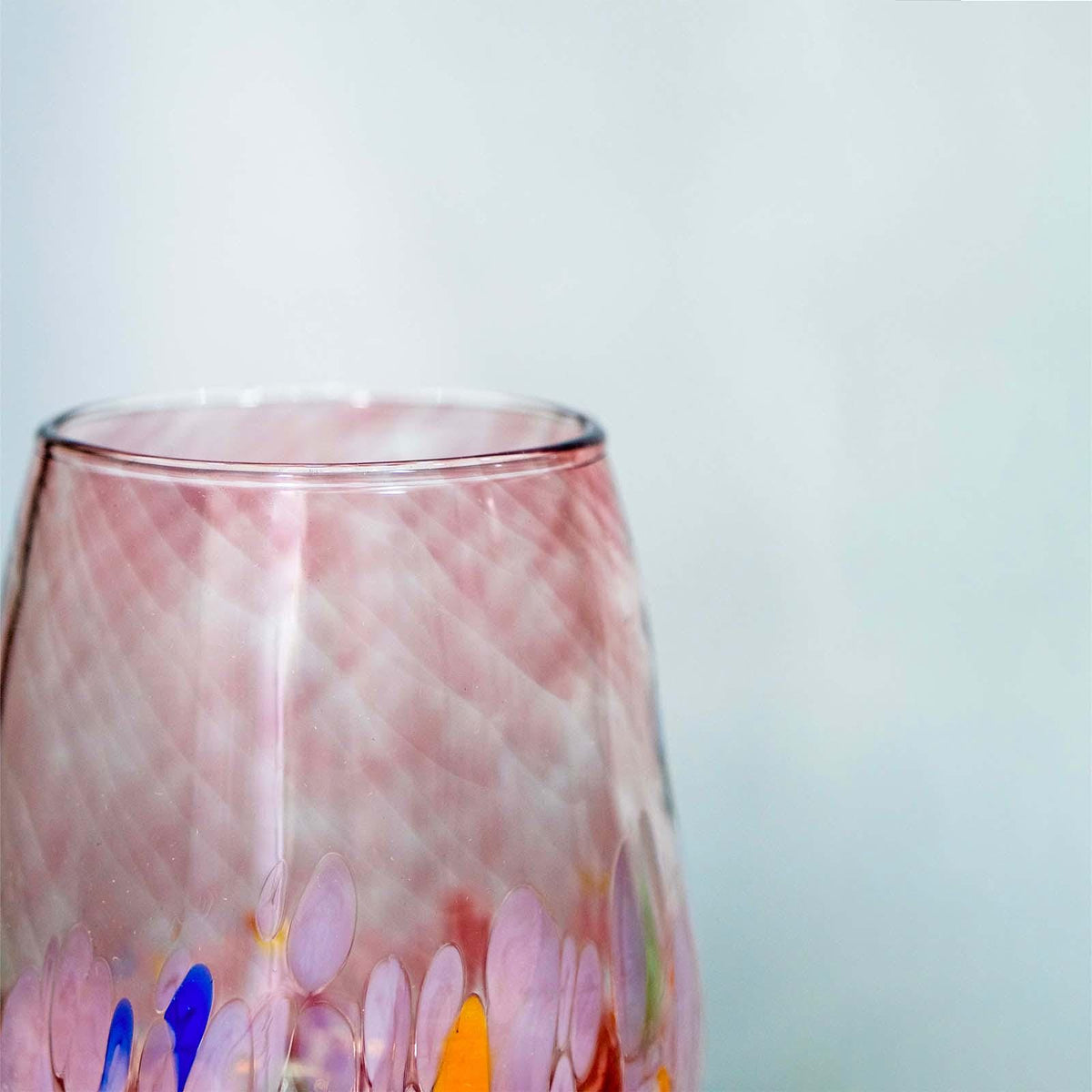 MurArt Bicchieri in vetro di Murano Collezione Elegance Set da 6 bicchieri da 400ml