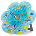 Murano Glass Table Clock | Certified Murano Glass | Made in Italy | Decorative Clock