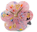Murano Glass Table Clock | Certified Murano Glass | Made in Italy | Decorative Clock