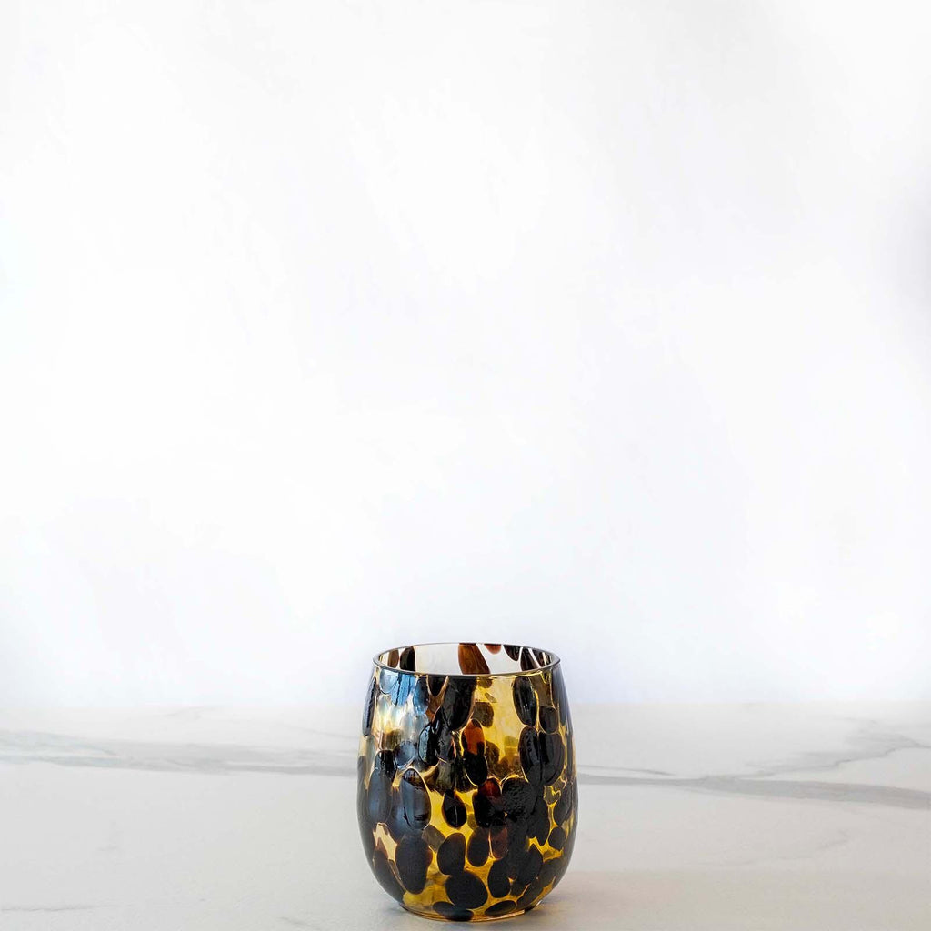 Murano Drinking Glass | Certified Murano Glass | Made in Italy | Water Glass | Collection Animalier B12