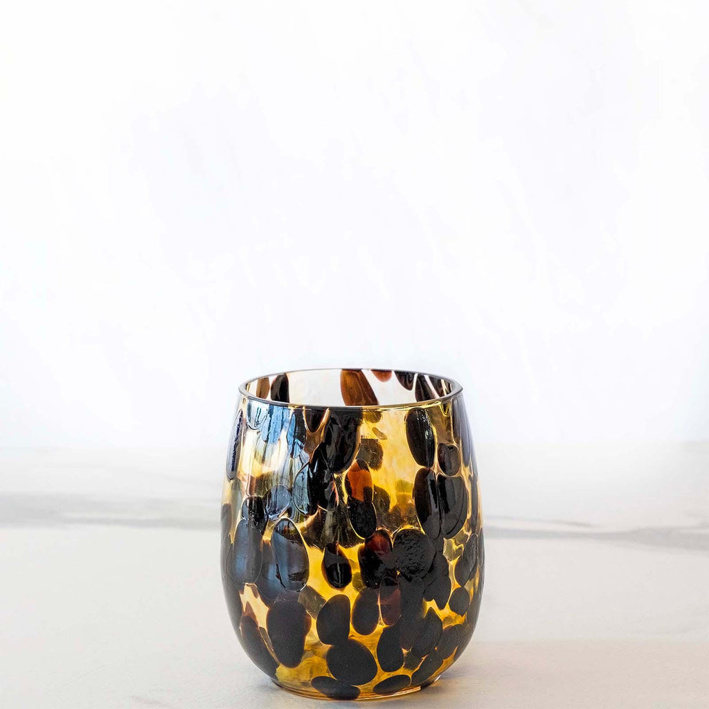 Murano Drinking Glass | Certified Murano Glass | Made in Italy | Water Glass | Collection Animalier B12