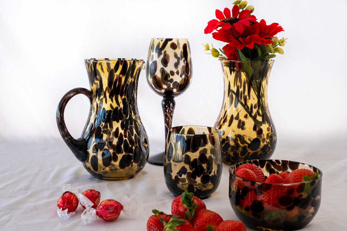 Murano Drinking Glass | Certified Murano Glass | Made in Italy | Water Glass | Collection Animalier B12
