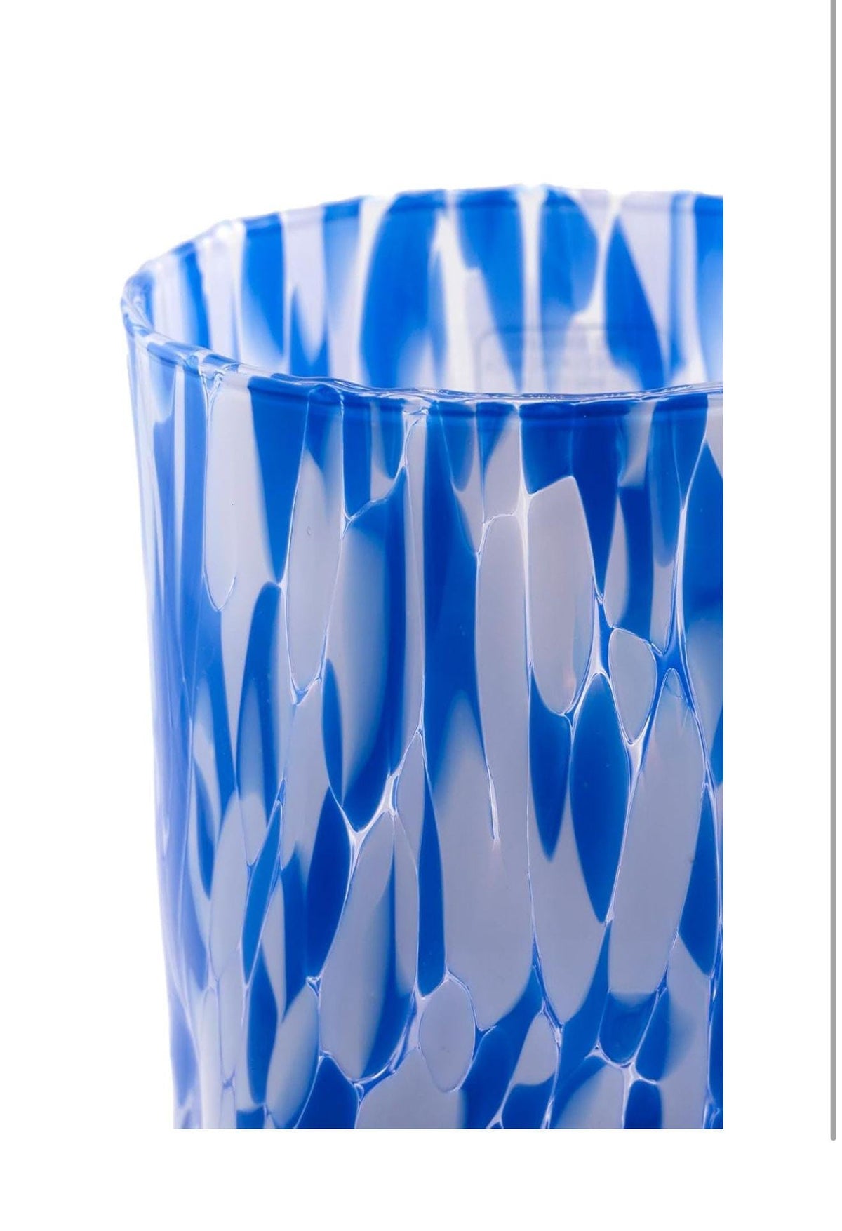 Murano Drinking Glass | Certified Murano Glass | Made in Italy | Water Glass | Collection Eleganza