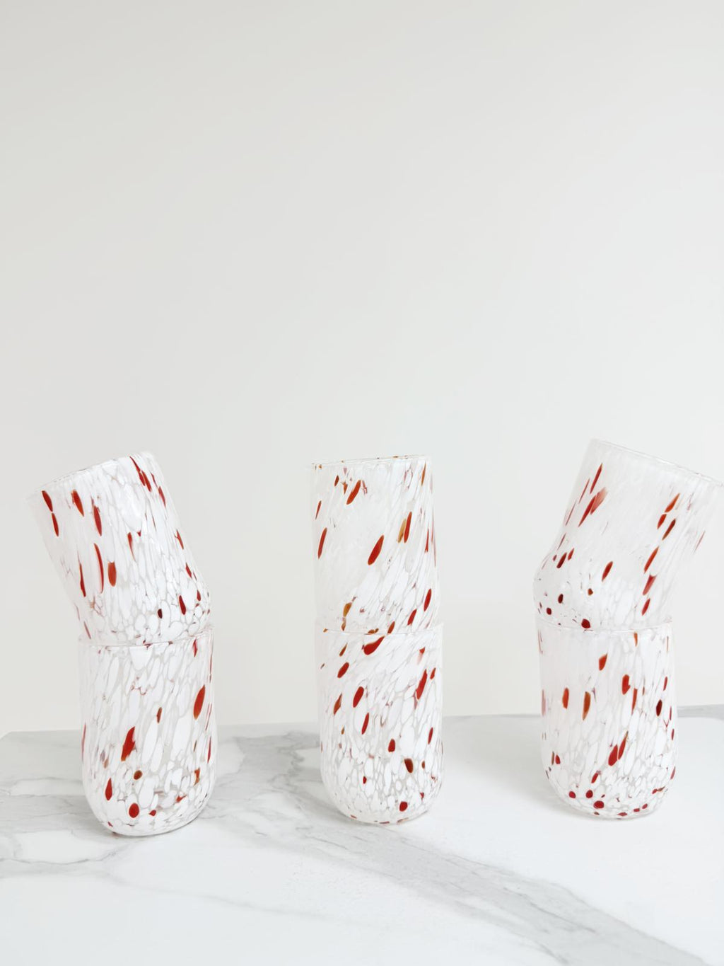 Murano Drinking Glass | Certified Murano Glass | Made in Italy | Water Glass | Collection Eleganza