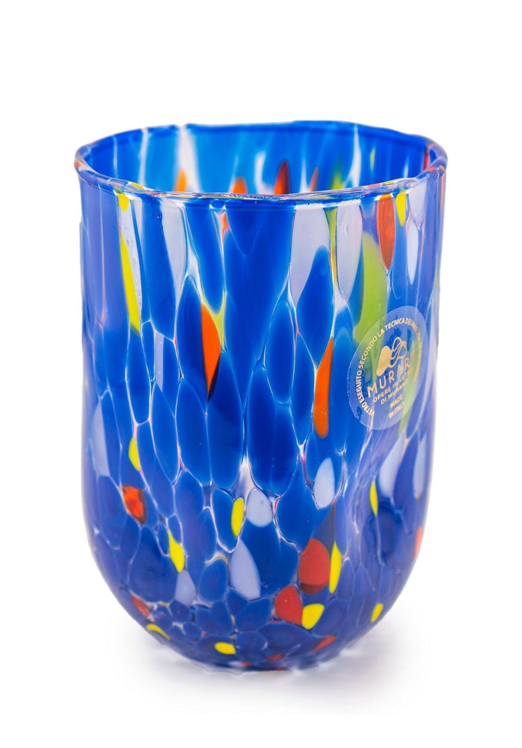 Murano Drinking Glass | Certified Murano Glass | Made in Italy | Water Glass | Collection Eleganza