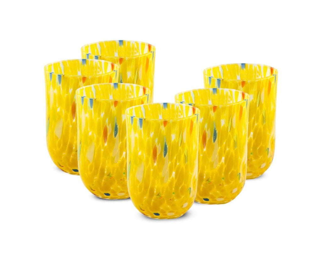 Murano Drinking Glass | Certified Murano Glass | Made in Italy | Water Glass | Collection Eleganza