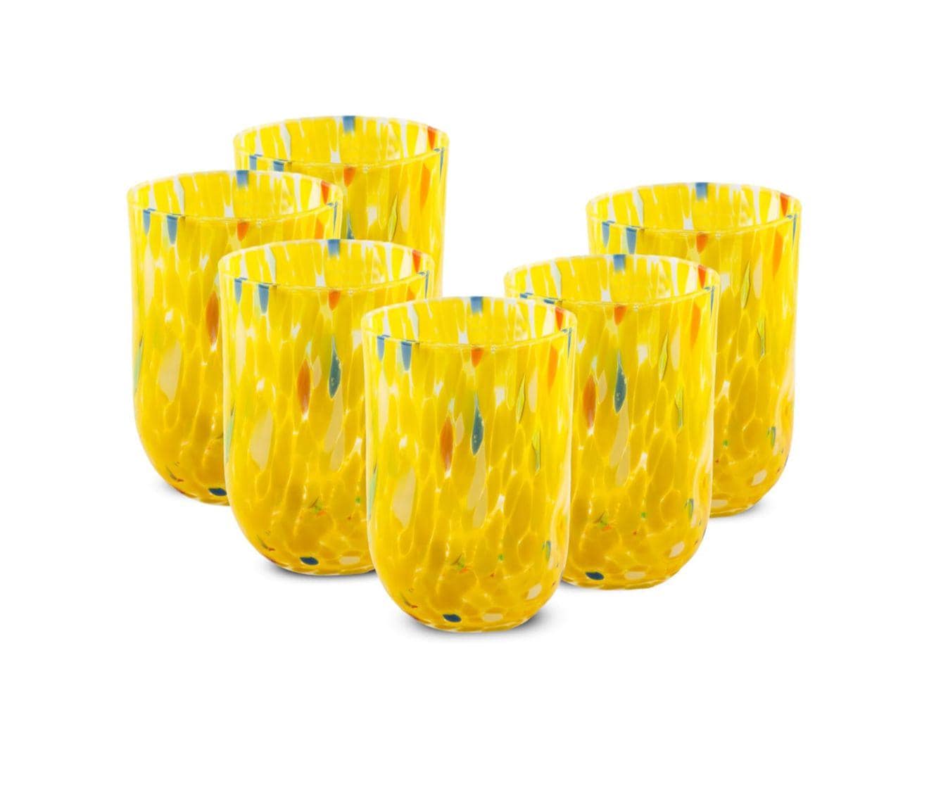 Murano Drinking Glass | Certified Murano Glass | Made in Italy | Water Glass | Collection Eleganza