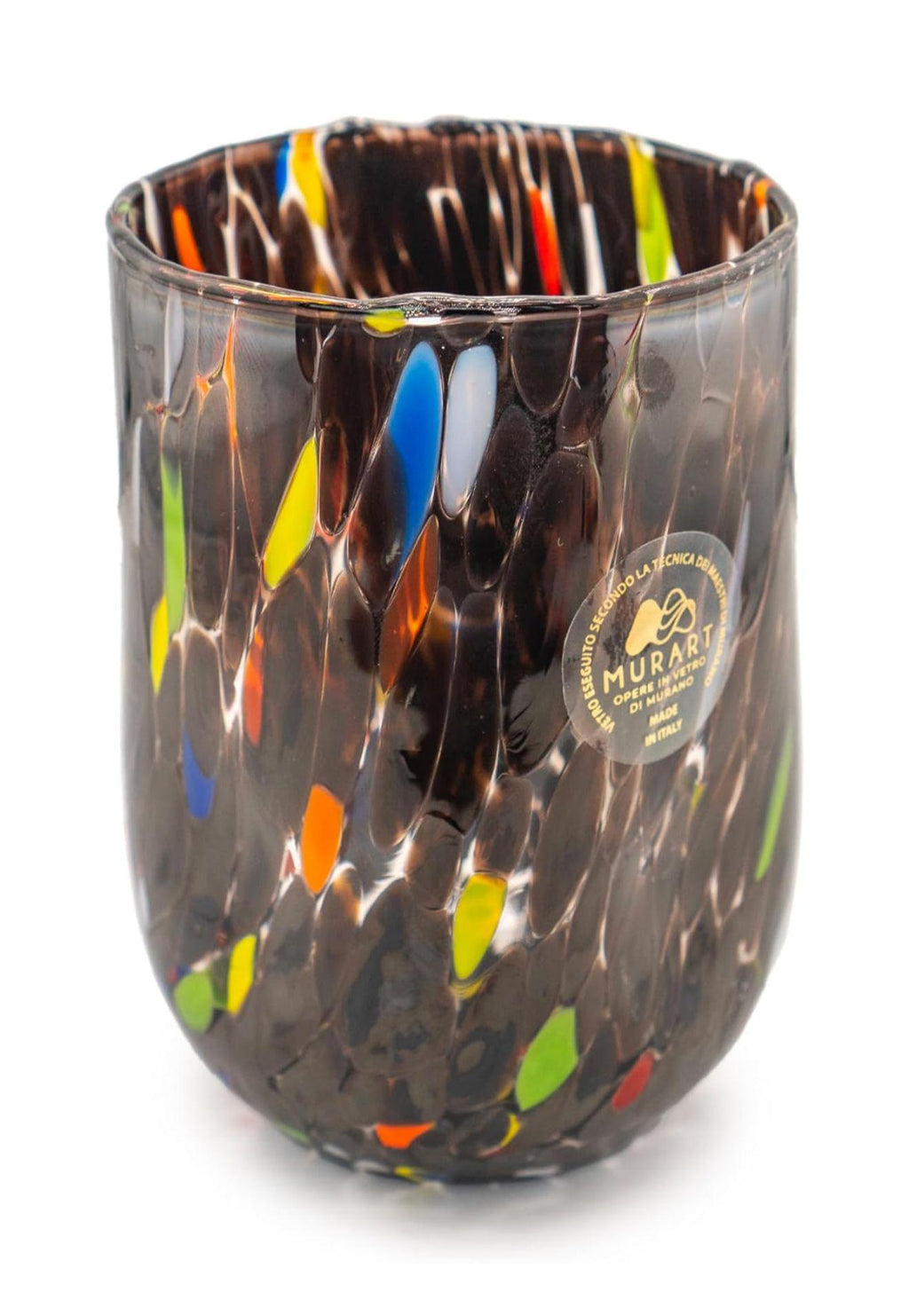 Murano Drinking Glass | Certified Murano Glass | Made in Italy | Water Glass | Collection Eleganza