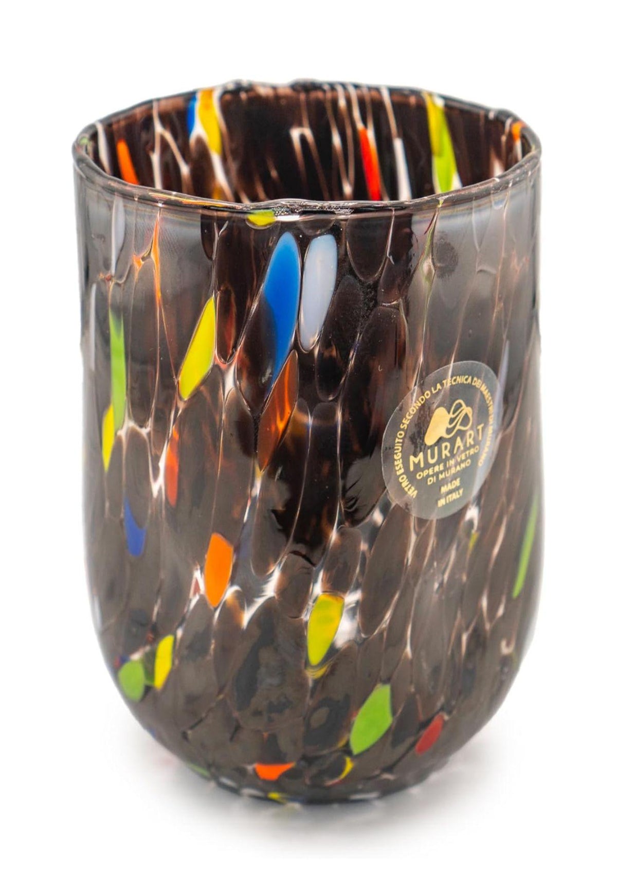 Murano Drinking Glass | Certified Murano Glass | Made in Italy | Water Glass | Collection Eleganza