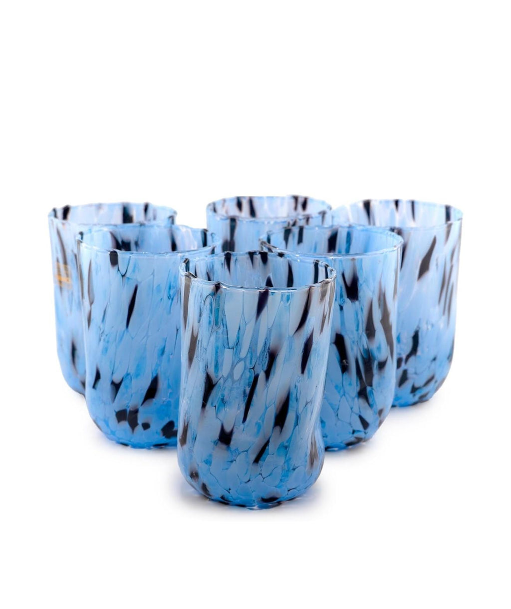Murano Drinking Glass | Certified Murano Glass | Made in Italy | Water Glass | Collection Eleganza