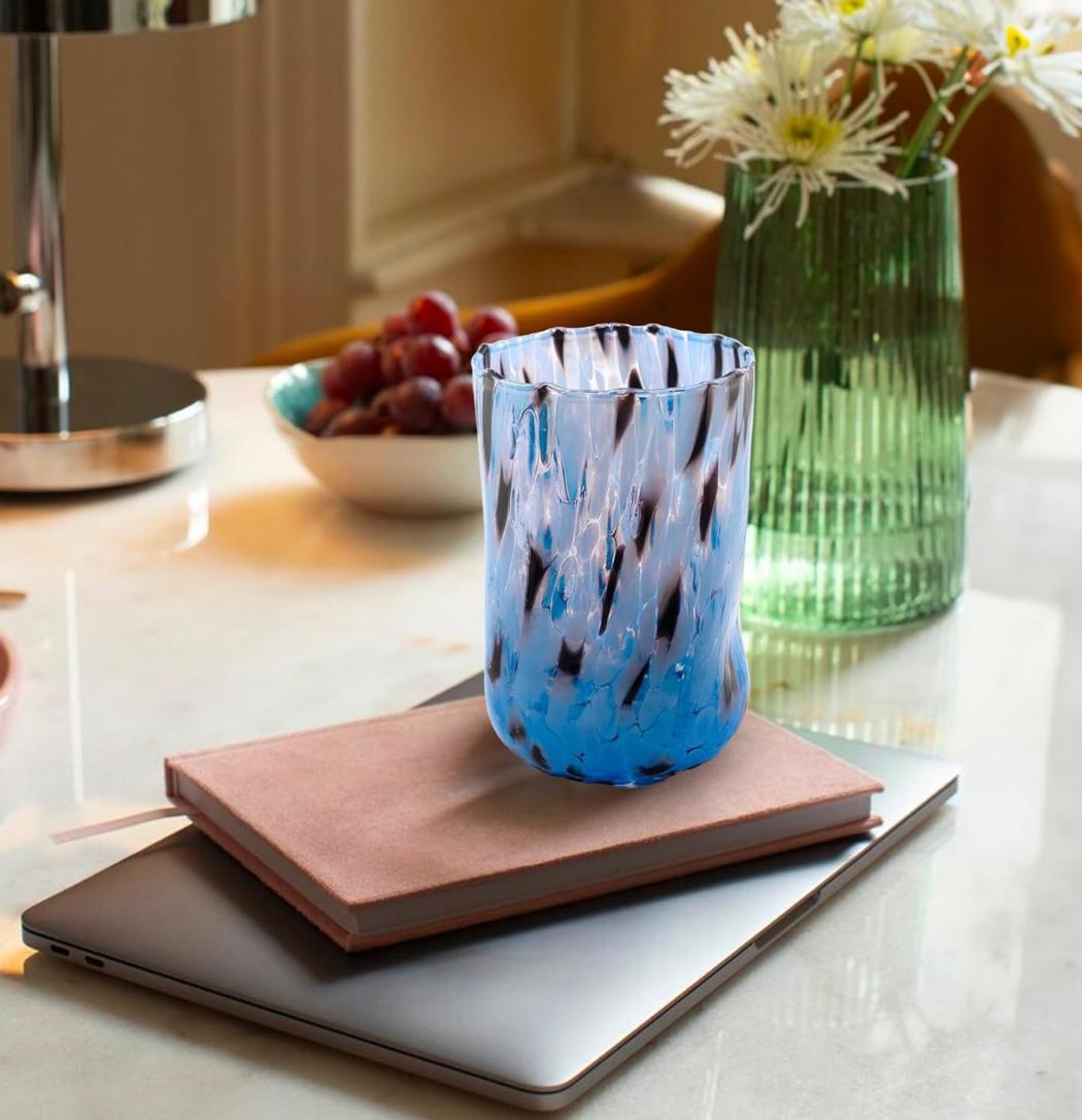 Murano Drinking Glass | Certified Murano Glass | Made in Italy | Water Glass | Collection Eleganza