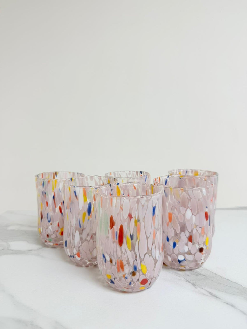 Murano Drinking Glass | Certified Murano Glass | Made in Italy | Water Glass | Collection Eleganza