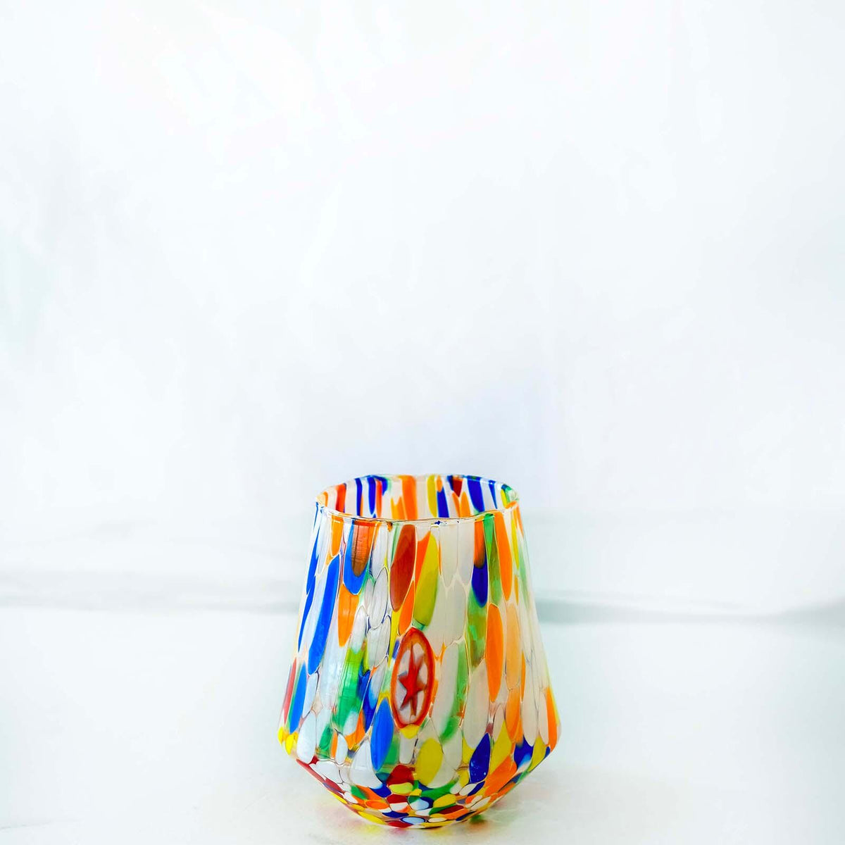 Murano Drinking Glass | Certified Murano Glass | Made in Italy | Water Glass | Collection B8