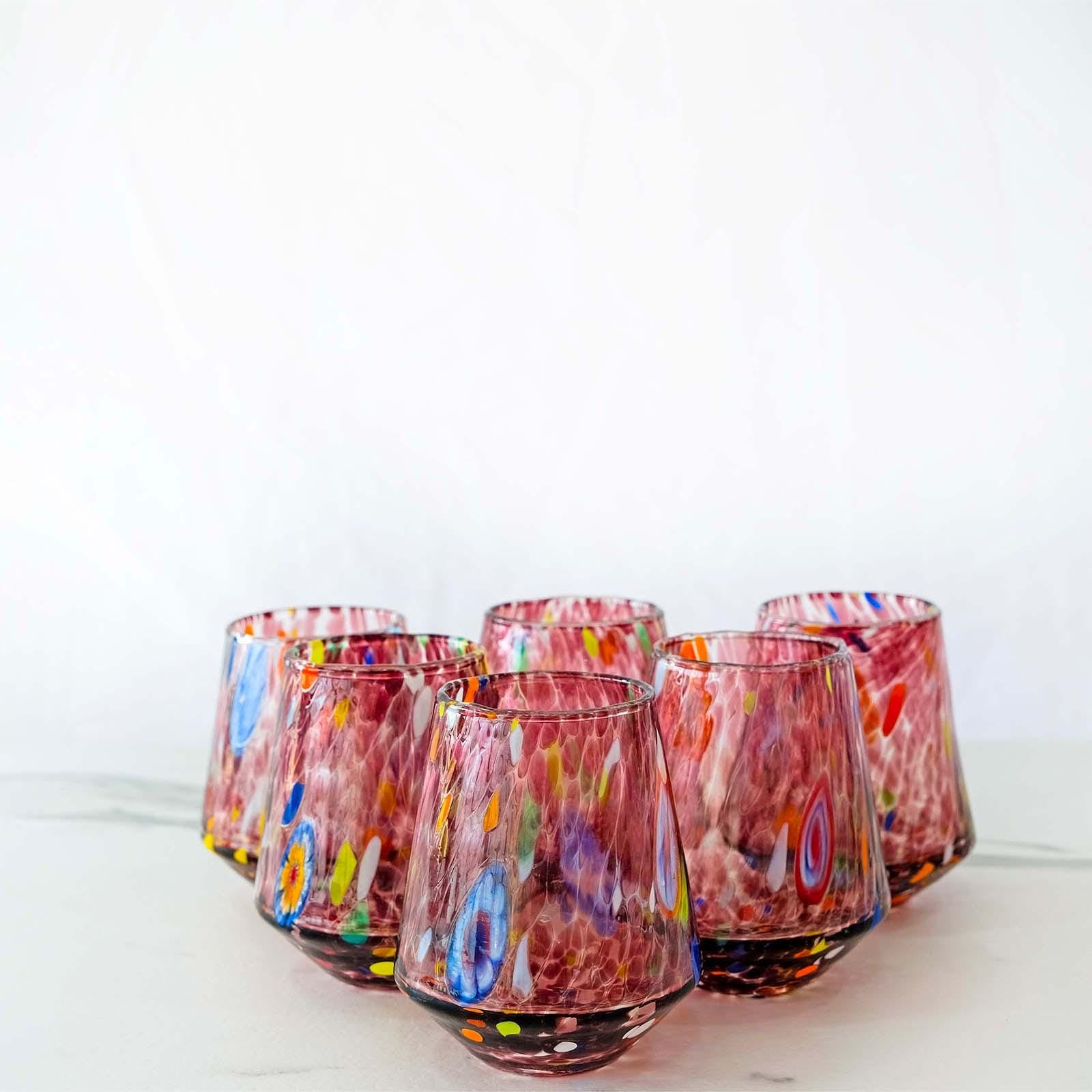 Murano Drinking Glass | Certified Murano Glass | Made in Italy | Water Glass | Collection B8