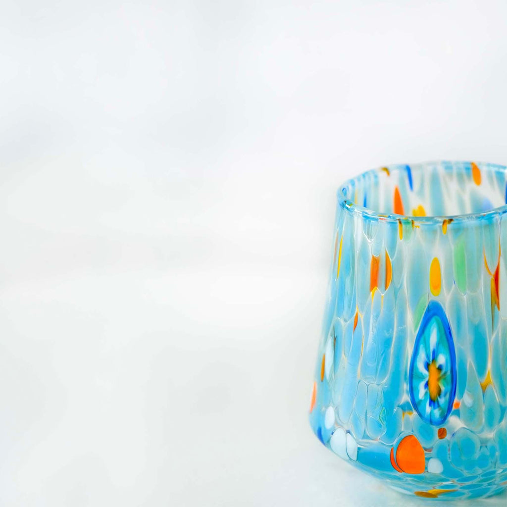 Murano Drinking Glass | Certified Murano Glass | Made in Italy | Water Glass | Collection B8