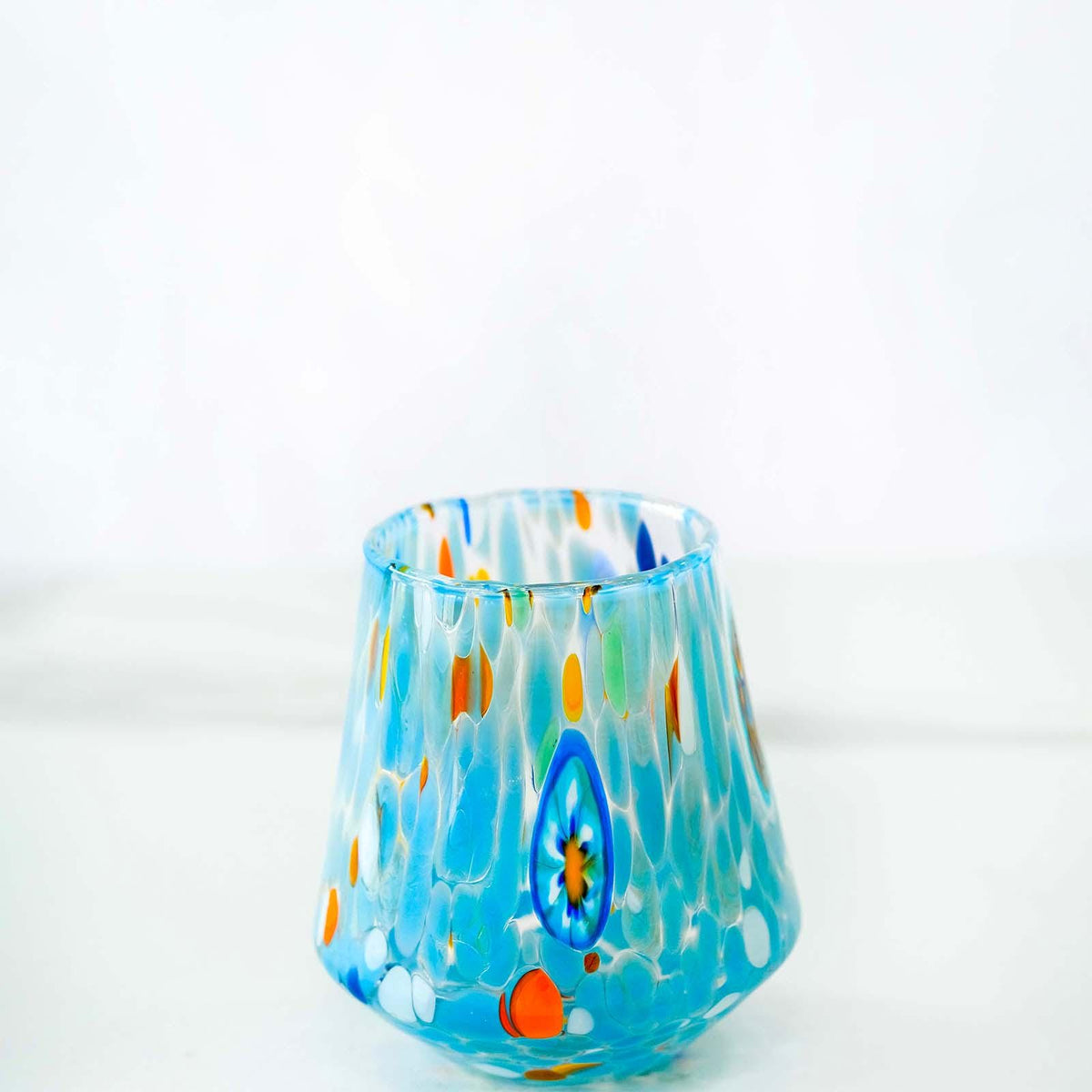 Murano Drinking Glass | Certified Murano Glass | Made in Italy | Water Glass | Collection B8