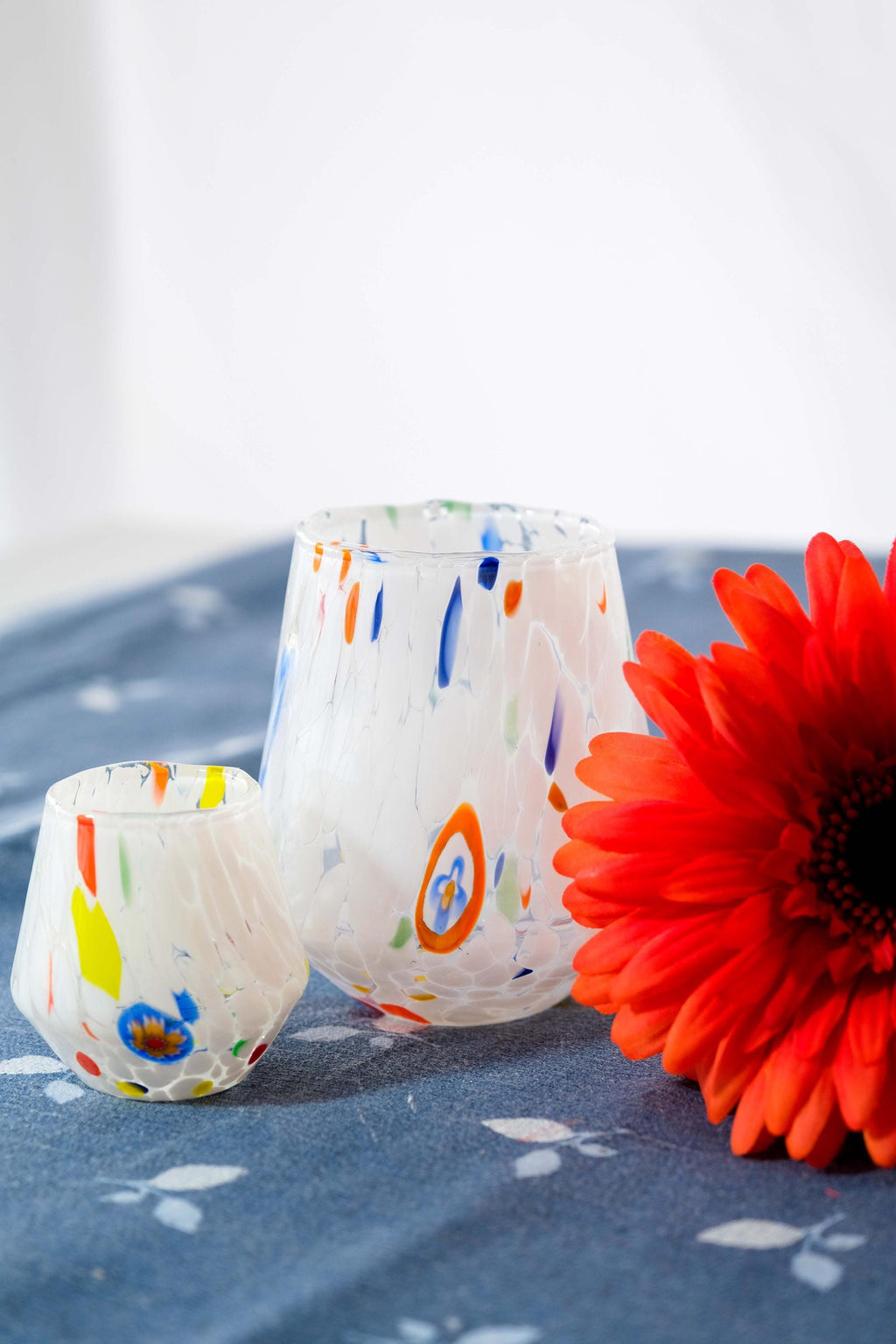 Murano Drinking Glass | Certified Murano Glass | Made in Italy | Water Glass | Collection B8