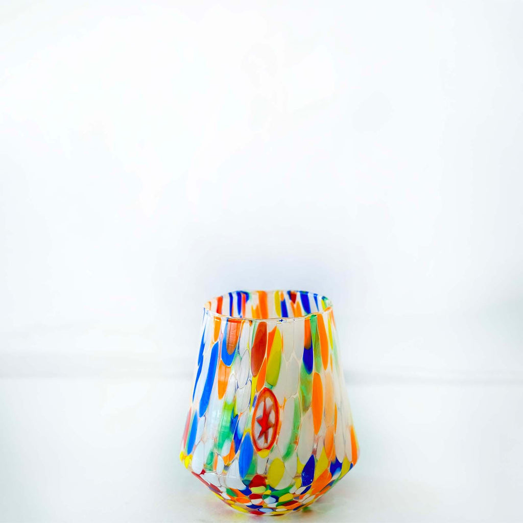 Murano Drinking Glass | Certified Murano Glass | Made in Italy | Water Glass | Collection B8