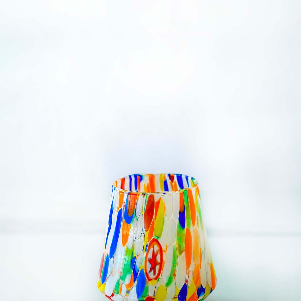 Murano Drinking Glass | Certified Murano Glass | Made in Italy | Water Glass | Collection B8