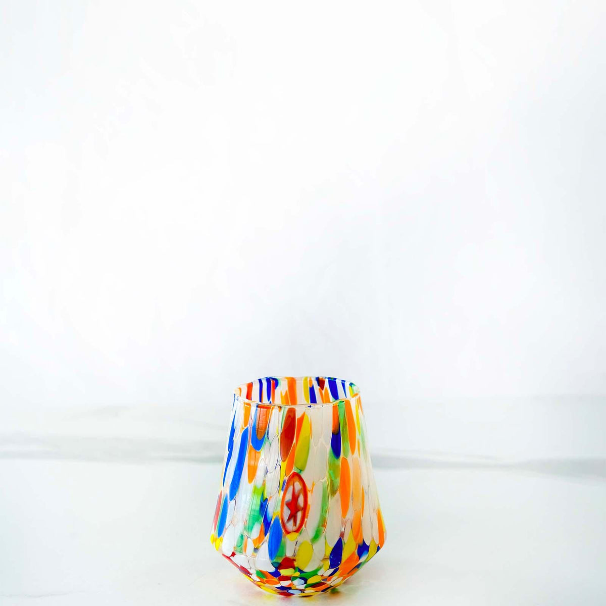 Murano Drinking Glass | Certified Murano Glass | Made in Italy | Water Glass | Collection B8