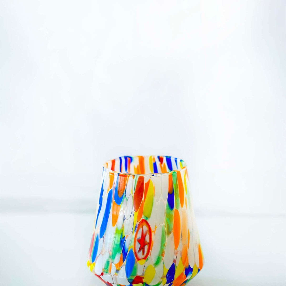 Murano Drinking Glass | Certified Murano Glass | Made in Italy | Water Glass | Collection B8
