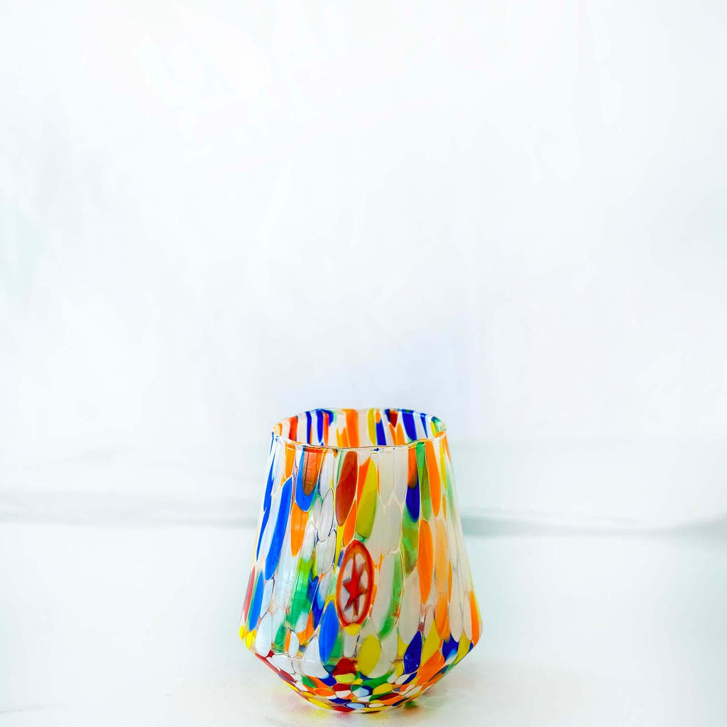 Murano Drinking Glass | Certified Murano Glass | Made in Italy | Water Glass | Collection B8