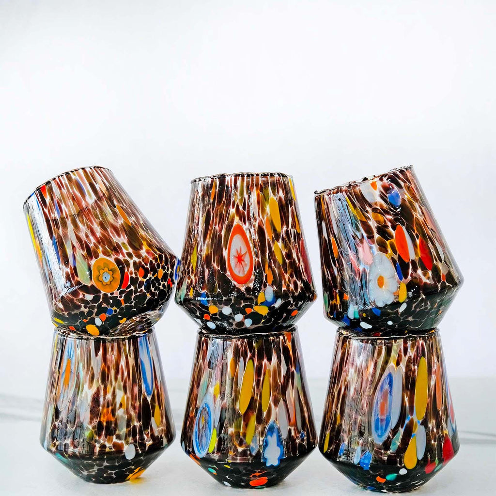 Murano Drinking Glass | Certified Murano Glass | Made in Italy | Water Glass | Collection B8